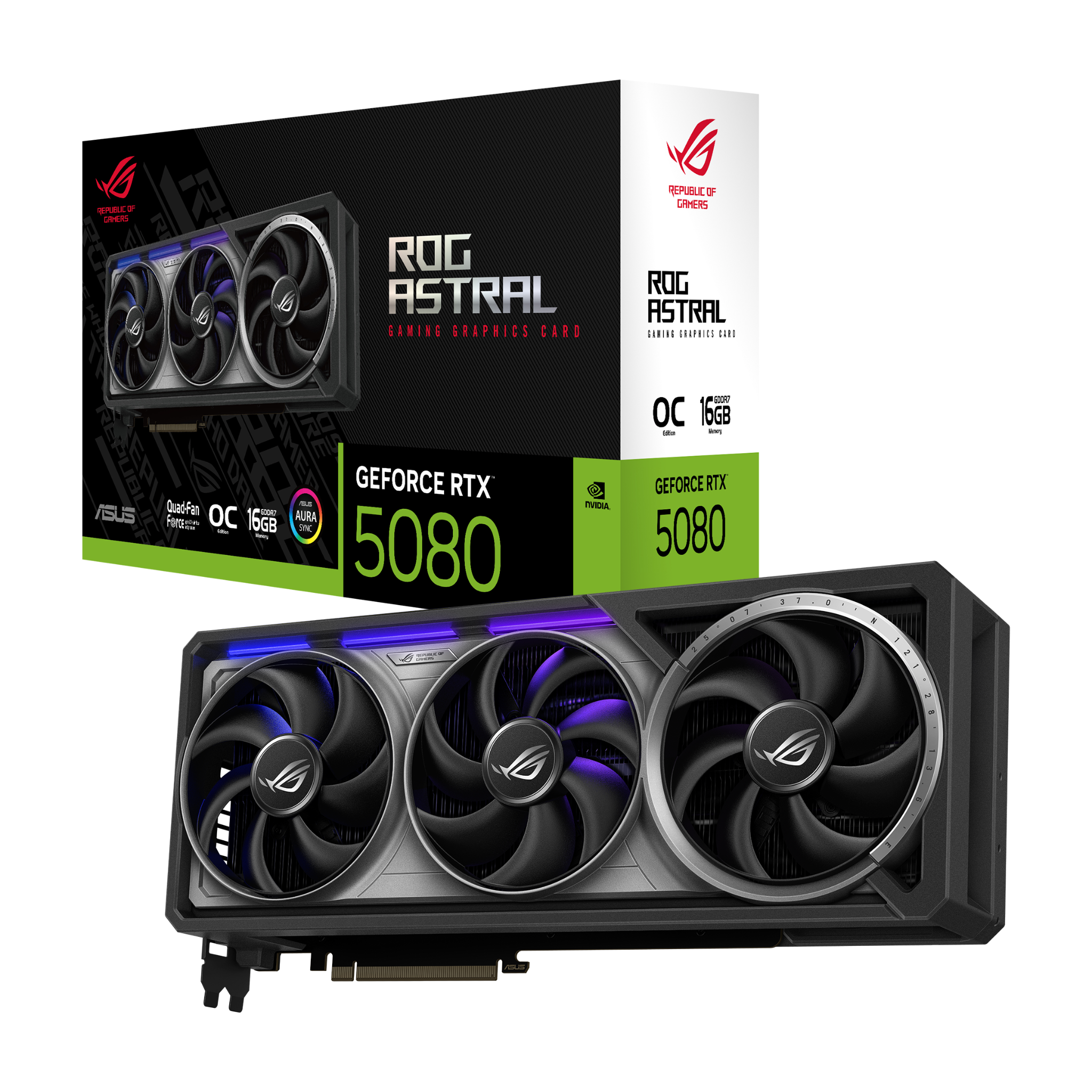VGA Asus ROG Astral GeForce RTX 5080 16GB GDDR7 OC Edition