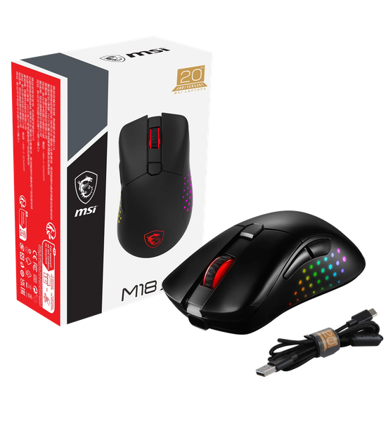 Chuột Gaming MSI M18 Wireless 20th Anniversary