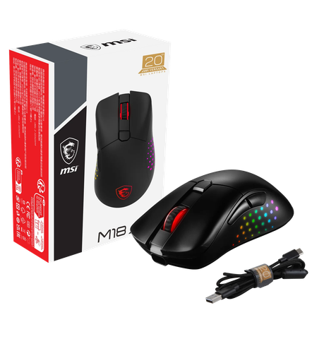 Chuột Gaming MSI M18 Wireless 20th Anniversary
