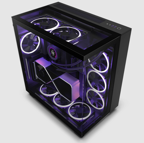 Case NZXT H9 Elite BLACK 4 FAN