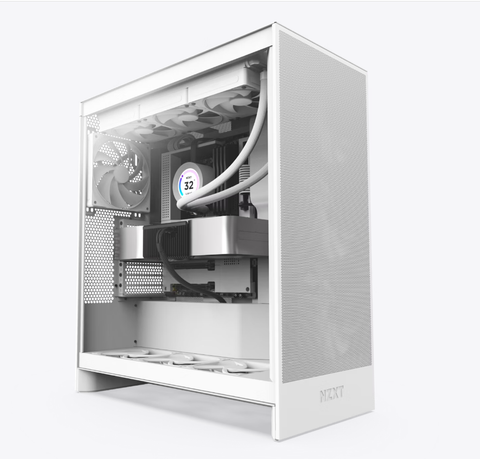 Case NZXT H7 FLOW WHITE 2024 3FAN