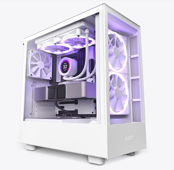 Case NZXT H5 Elite WHITE 3FAN