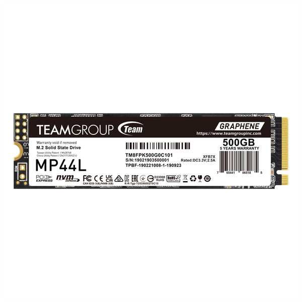 SSD TeamGroup MP44L 500GB M.2 PCIe Gen4x4 