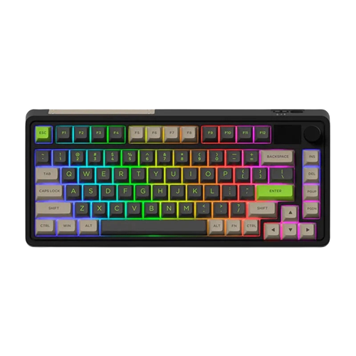 Bàn phím cơ không dây FL-Esports CMK75 SAM Desert Grey 3 Mode Led RGB Hot Swap