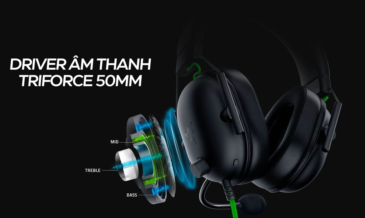 Tai nghe Razer BlackShark V2 X - Wired Gaming Headset - RZ04-03240100-R3M1