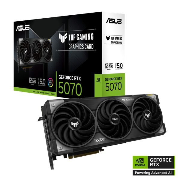 VGA Asus TUF Gaming GeForce RTX 5070 12GB GDDR7 OC Edition