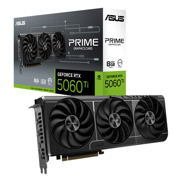 VGA Asus Prime GeForce RTX 5060 Ti 8GB GDDR7 (PRIME-RTX5060TI-8G)