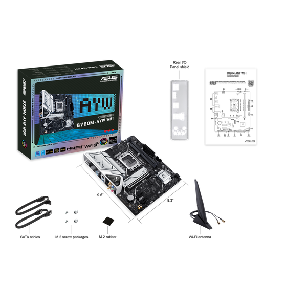 MAINBOARD ASUS B760M-AYW WIFI ( DDR5 )