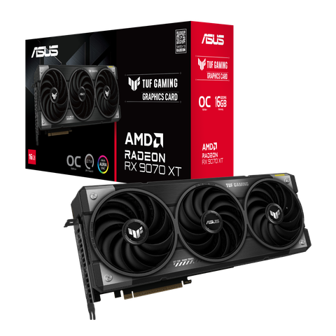 VGA ASUS TUF Gaming Radeon™ RX 9070 XT OC Edition 16GB GDDR6 (TUF-RX9070XT-O16G-GAMING)