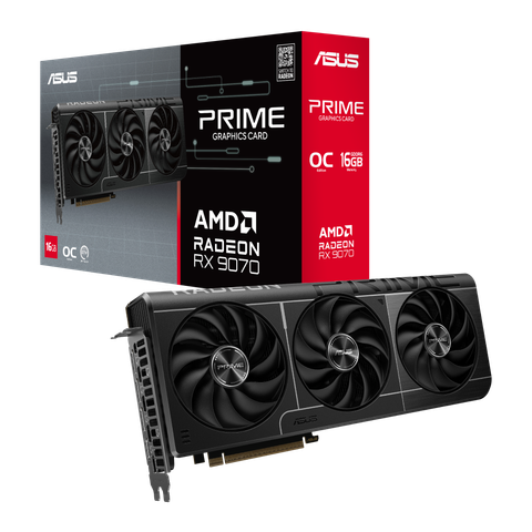 VGA ASUS Prime Radeon RX 9070 OC Edition 16GB GDDR6 (PRIME-RX9070-O16G)