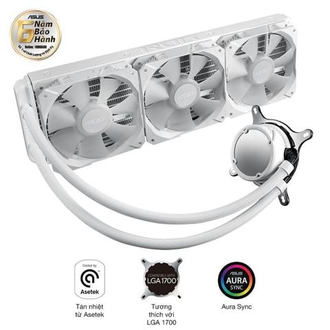 Tản nhiệt nước Asus ROG Strix LC II 360 ARGB White Edition