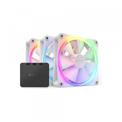 Quạt Tản Nhiệt NZXT F120RGB Duo White - Triple (RF-R12DF-W1)