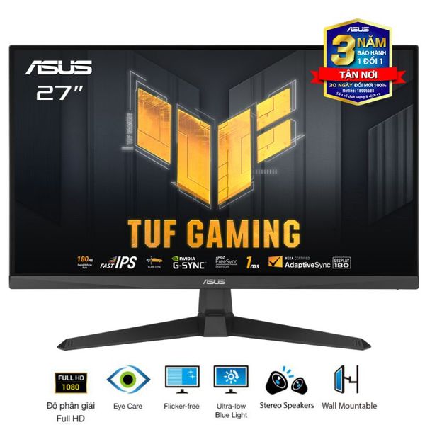 Màn hình Asus TUF Gaming VG279Q3A (27/ FHD/ IPS/ 1ms GTG/ 180Hz)