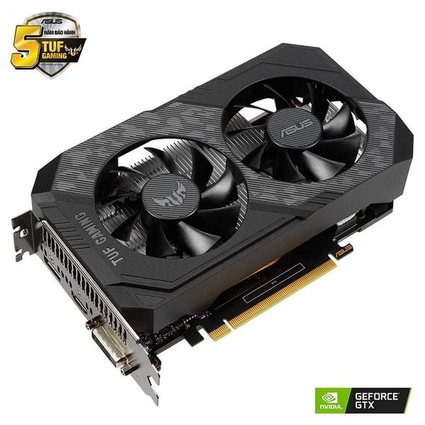 VGA Asus TUF Gaming GeForce GTX 1650 OC 4GB D6 (TUF-GTX1650-O4GD6-GAMING)