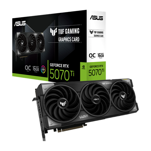 VGA Asus TUF Gaming GeForce RTX 5070 Ti 16GB GDDR7 OC Edition (TUF-RTX5070TI-O16G-GAMING)