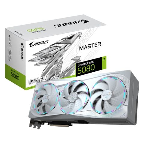 VGA Gigabyte AORUS GeForce RTX 5080 MASTER ICE 16G