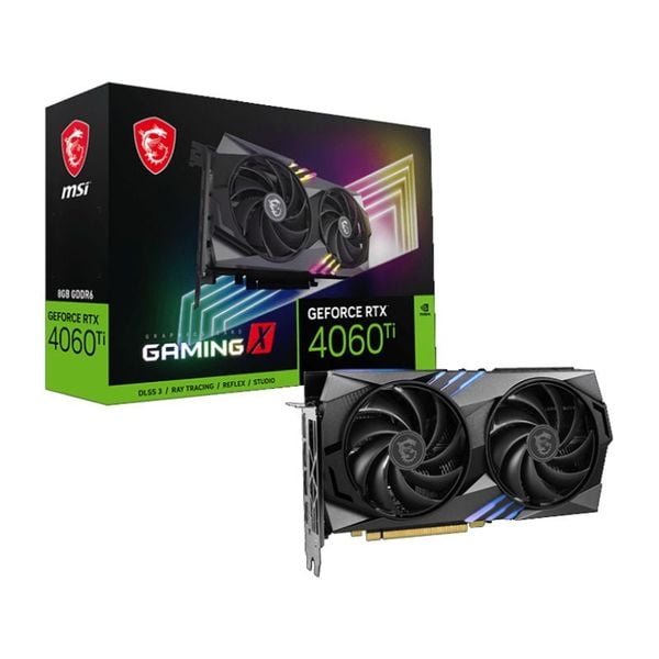 VGA MSI GeForce RTX 4060 Ti Gaming X 8G 