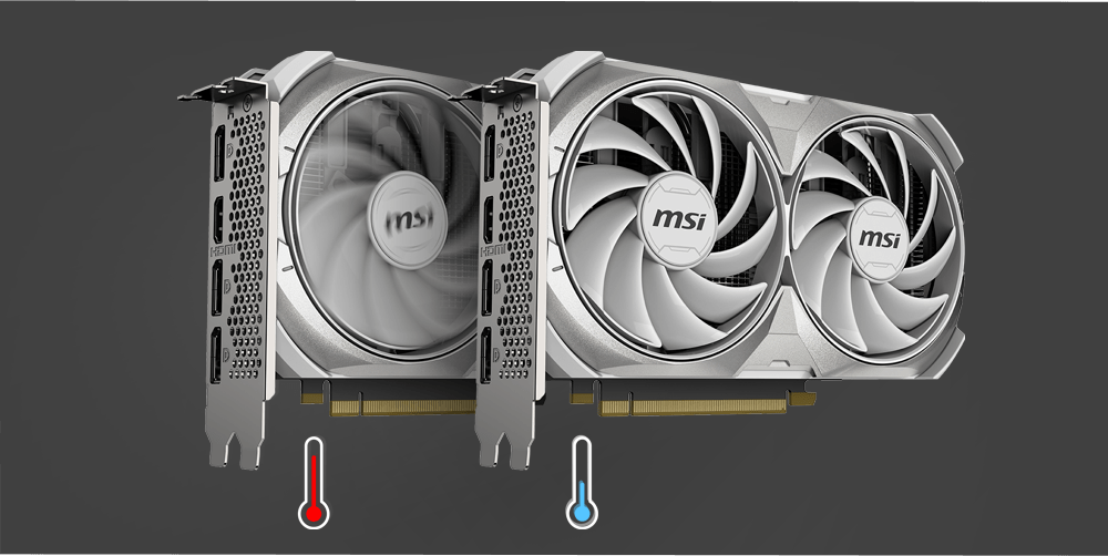 VGA MSI GeForce RTX 4060 Ventus 2X White OC 8G