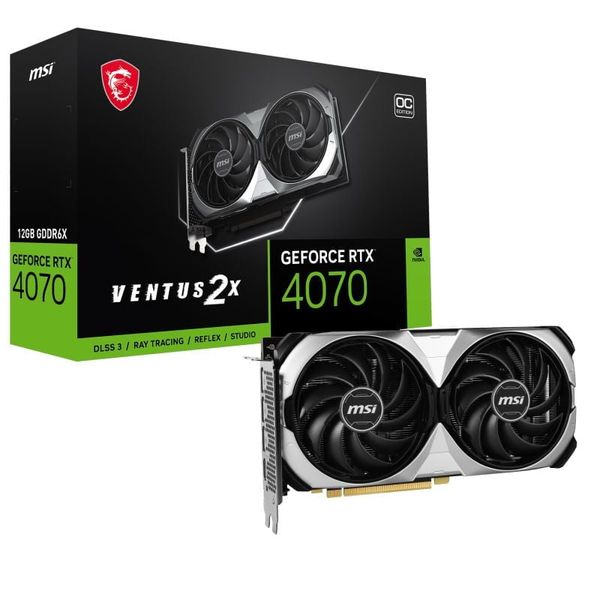 VGA MSI GeForce RTX 4070 Ventus 2X OC 12G