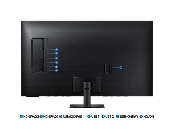 Màn Hình SAMSUNG SMART M7 M70D LS43DM702UEXXV (43 inch | VA | 4K | 4ms | 60Hz)