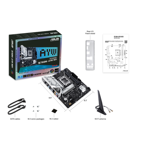 Mainboard Asus B760M AYW Wifi DDR5