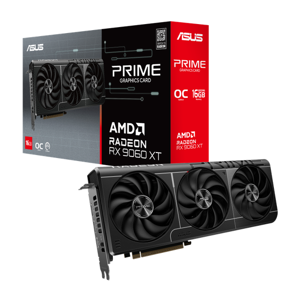 VGA ASUS Prime Radeon RX 9060 XT 16GB GDDR6 OC Edition (PRIME-RX9060XT-O16G)