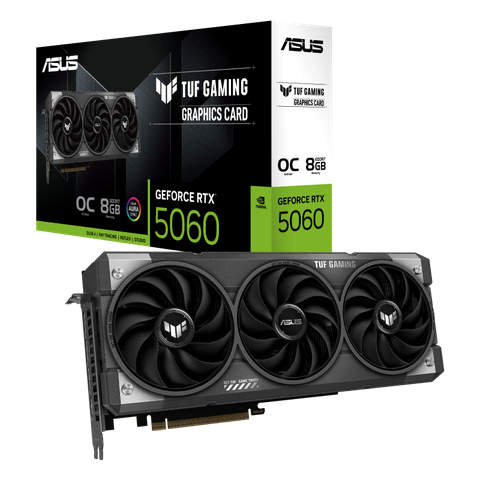 VGA Asus TUF Gaming GeForce RTX 5060 8GB GDDR7 OC Edition (TUF-RTX5060-O8G-GAMING)