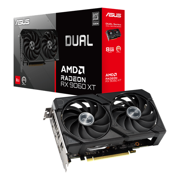VGA ASUS Dual Radeon RX9060XT 8G GDDR6 (DUAL-RX9060XT-8G)