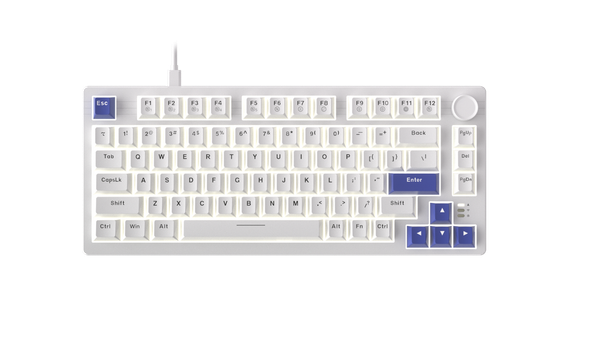 Bàn phím cơ DareU EK75 Full White Dream switch