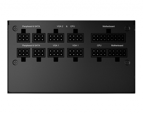 Nguồn máy tính MSI MPG A850GF 80 Plus Gold Full Modular (850W)