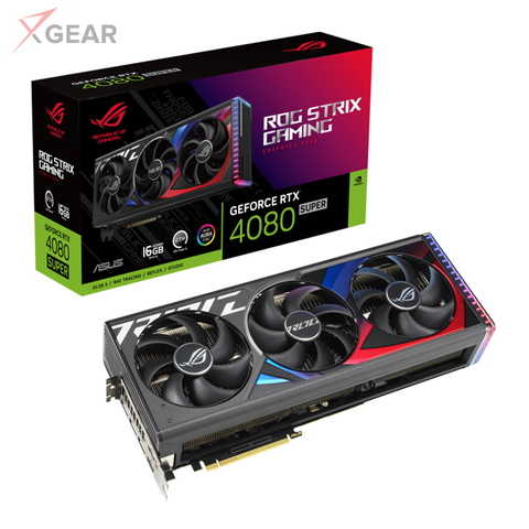 VGA Asus ROG Strix GeForce RTX 4080 SUPER 16GB GDDR6X (ROG-STRIX-RTX4080S-16G-GAMING)