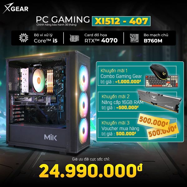 PC Gaming Gigabyte XI512 - 407