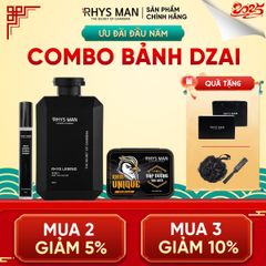 COMBO BẢNH DZAI (Tặng bông tắm than tre, lược tạo kiểu, túi và hộp)