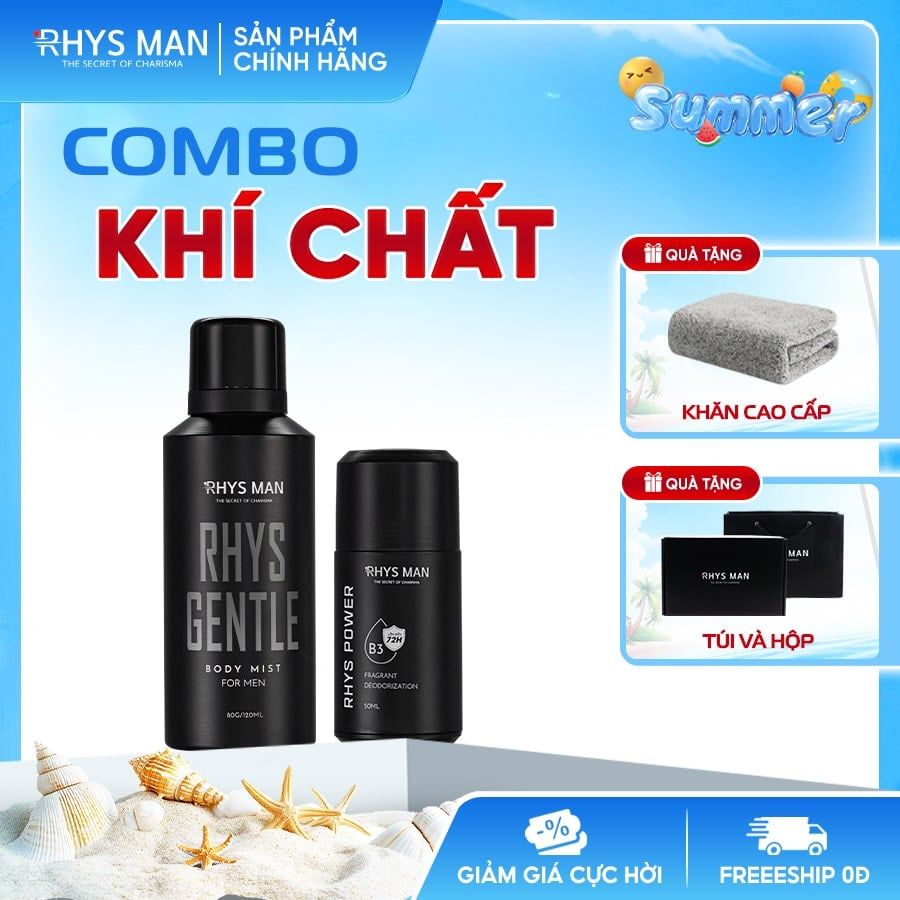 COMBO KHÍ CHẤT (Tặng khăn cao cấp, túi và hộp)