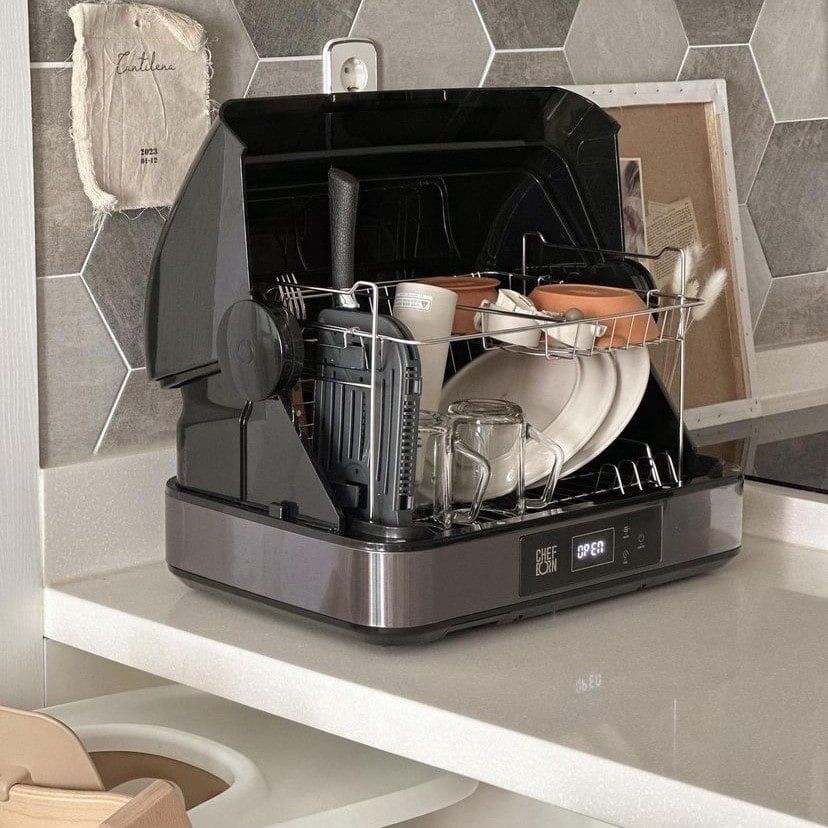  Máy sấy bát Chefborn 65L diệt khuẩn tiệt trùng UV chính hãng 