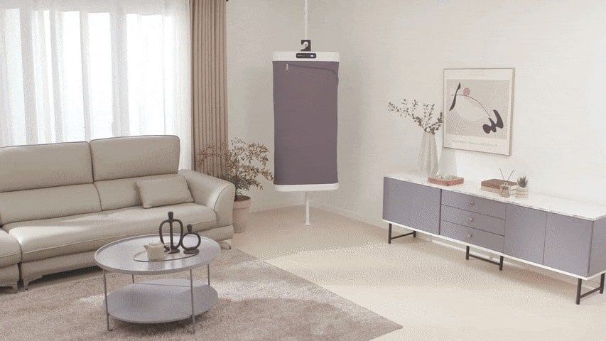  Tủ giặt sấy Estilo ILS-100VWSB nhỏ gọn, công nghệ giặt sấy khử mùi quần áo 