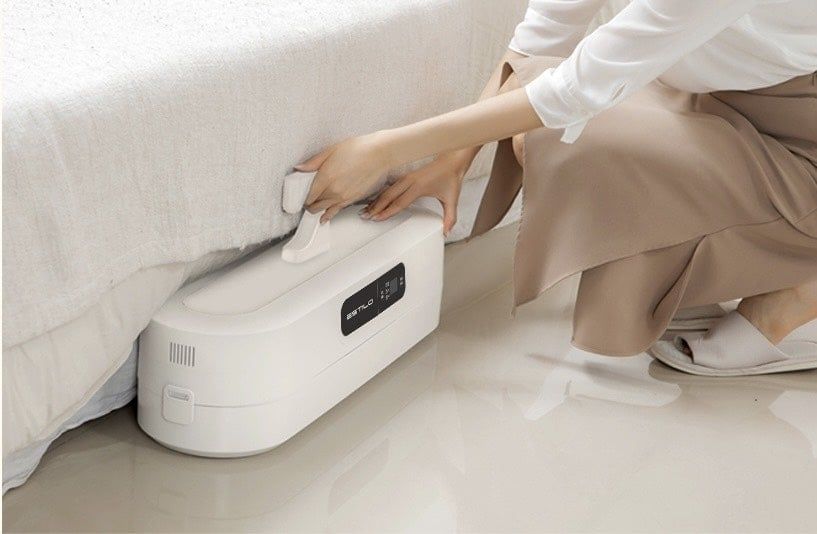  Tủ giặt sấy Estilo ILS-100VWSB nhỏ gọn, công nghệ giặt sấy khử mùi quần áo 