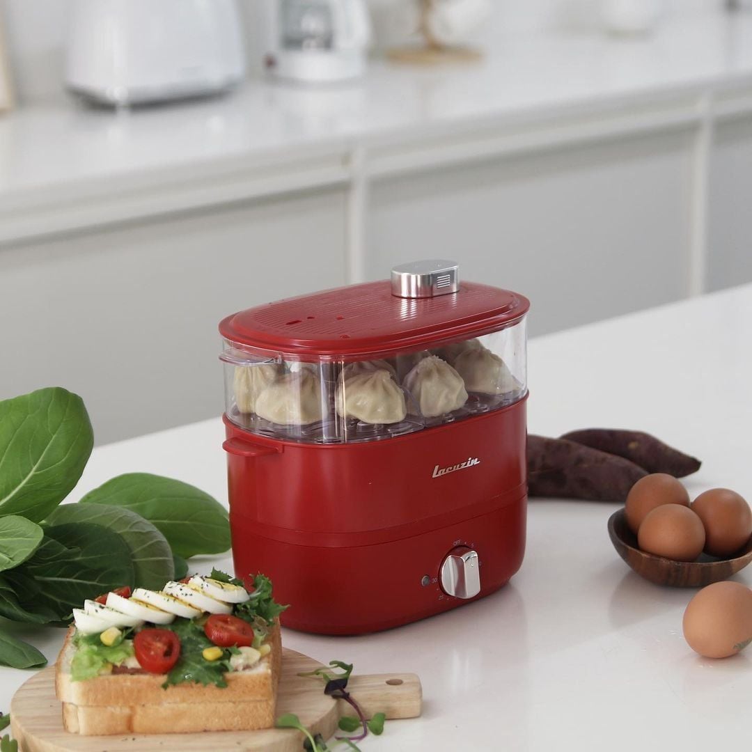  Nồi hấp mini 2 tầng tiện lợi thương hiệu Lacuzin 