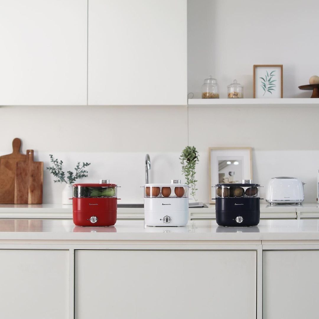  Nồi hấp mini 2 tầng tiện lợi thương hiệu Lacuzin 