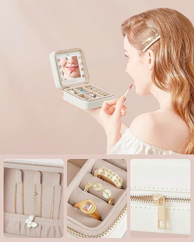  Hộp đựng trang sức Songmics mini nhỏ gọn 