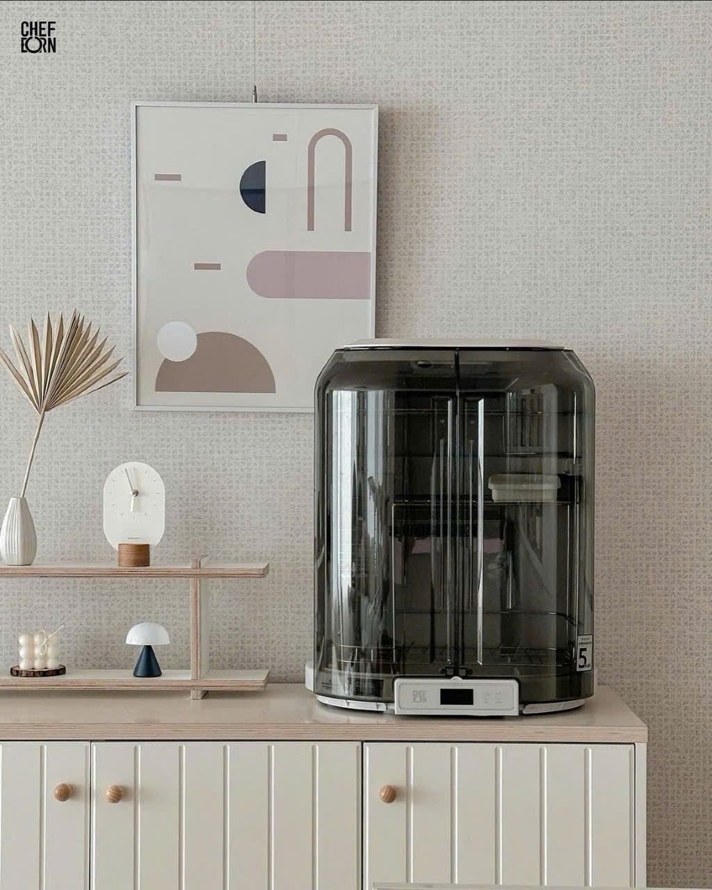  Máy sấy bát Chefborn 75L tiệt trùng UV phiên bản đứng 2025 cao cấp 