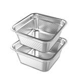  Set chậu rửa inox 8L Wagensteiger 