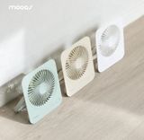  Quạt tích điện mini Mooas sạc không dây 