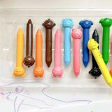  Bút màu Tiger Animal Crayons Hàn Quốc 