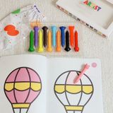  Bút màu Tiger Animal Crayons Hàn Quốc 