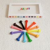  Bút màu Tiger Animal Crayons Hàn Quốc 