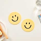  Đế lót cốc Silicone Smile chống trơn trượt 