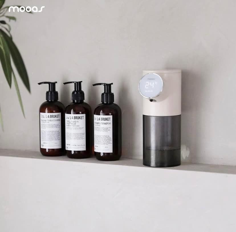  Bình đựng nước rửa tay cảm ứng tự tạo xà bông Mooas 320ml 