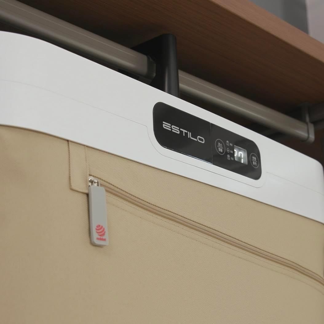  Tủ giặt sấy Estilo ILS-100VWSB nhỏ gọn, công nghệ giặt sấy khử mùi quần áo 