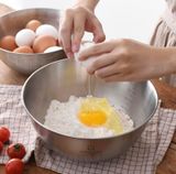  Set bát trộn và rổ lưới thép không gỉ Wagensteiger 